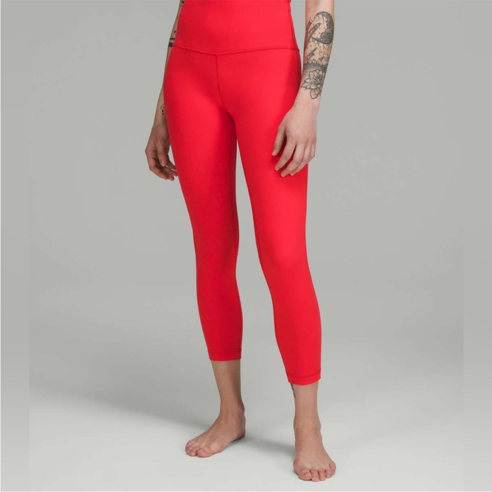 Lululemon Align High Rise Size 4 Love Red